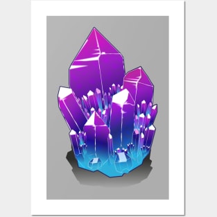 Crystal Cluster Posters and Art